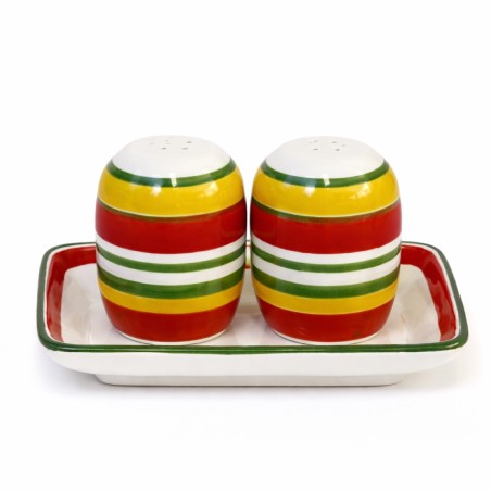 Salt and pepper shakers Procida Ceramiche De Simone Salt and pepper shakers Procida Ceramiche De Simone